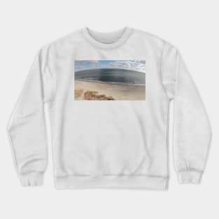 Ocean City Beach Photo From Drone Crewneck Sweatshirt